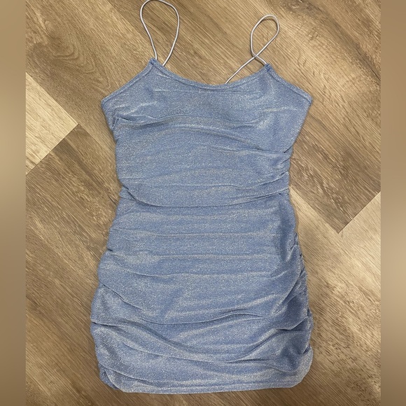 Mini Blue Dress - Picture 1 of 2
